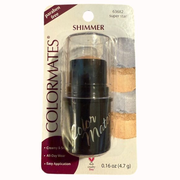 Colormates Shimmer Multi Cream Stick Super Star Champagne Highlighter Glow Stick - Picture 3 of 10